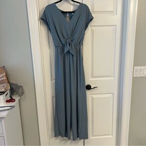 NEW She & Sky Blue Jumpsuit - size Large